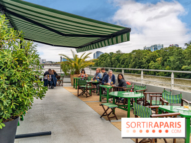La terrasse de la péniche Maison Jaune à Boulogne façon guinguette - les photos - E271AF77 67C1 4E12 A742 1CDFF1410889