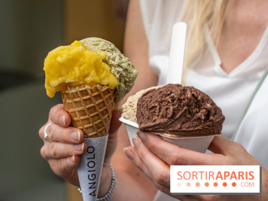 Angiolo, le glacier de Saint-Germain-des-Près - les photos -  pot et cornet