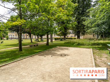 Le brunch à volonté exceptionnel de la Maison du Val à Saint-Germain-en-Laye dans les Yvelines - 78  -  terrain de pétanque