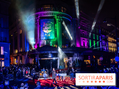 Inauguration des vitrines et décorations de Noël du BHV Marais 2024 avec Léna Mahfouf, Adriana Karembeu et Marc Lavoine -  A7C6088