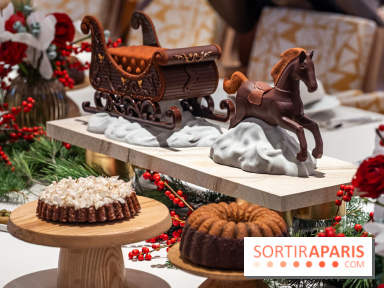 La Bûche de Noël 2024 et créations de Fête du Cheval Blanc par Maxime Frédéric et son équipe