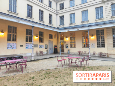 Centre Culturel Irlandais et sa bibliothèque  - cour