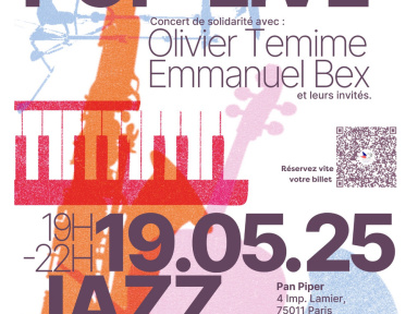 Secours Pop' Live - Flyers QR Code