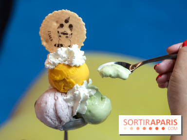 Le pop-up de glace Café Isaka à la Samaritaine avec salon de thé