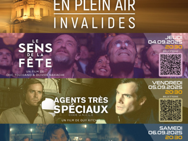 Les Invalides font leur cinéma - Affiche cinéma en plein air 2025