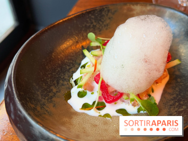 Machizo - Saumon, burrata, pomme, verveine