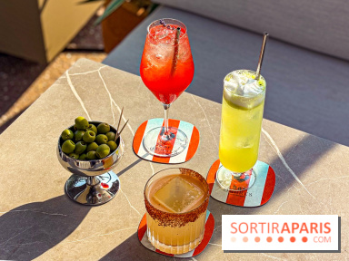 Bar Les Ombres : cocktails & tapas sur le rooftop du Musée du Quai Branly avec vue sur la tour Eiffel