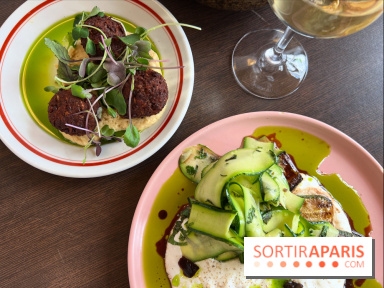 Comptoir Lazu - Courgettes crues et cuites, stracciatella