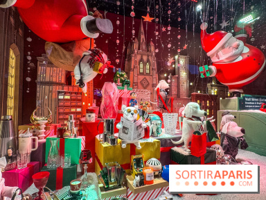 Les vitrines de Noël du Printemps Haussmann à Paris 2025 avec Diane Kruger, les photos