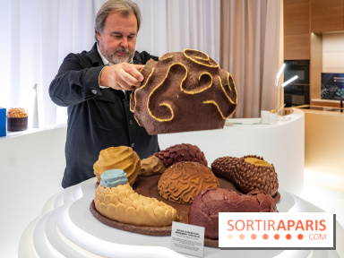 Bûches de Noël et créations de fête 2025 de Pierre Hermé : les Abysses