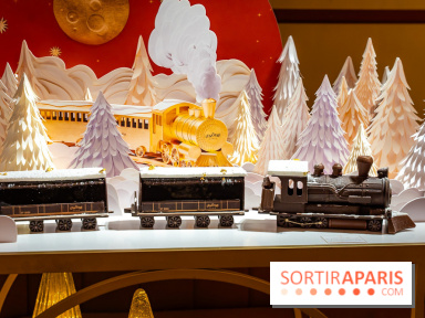 Bûche de Noël Lenôtre 2025 : Le train des Merveilles et les créations de fête - photos