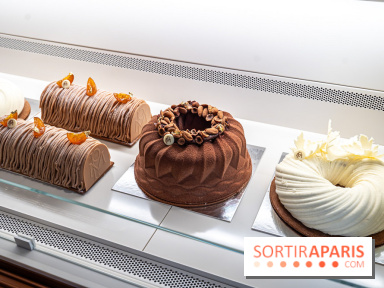 Bûches de Noël de la Pâtisserie Matthieu Pauline Paris 7e