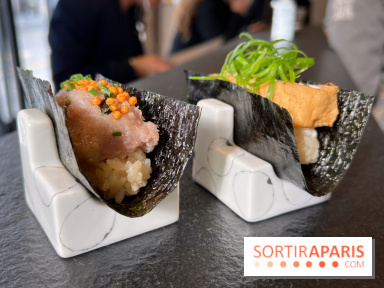 Nobisan - Temaki tofu fumé, temaki toro