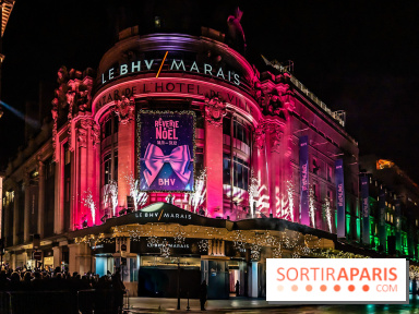 Inauguration des vitrines de Noël du BHV Marais à Paris 2025 avec Vincent Niclo et Vitaa - photos