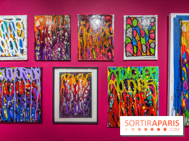 Mini Me : l'exposition de JonOne 100% groovy baby à la galerie Goldshteyn-Saatort - IMG 2325