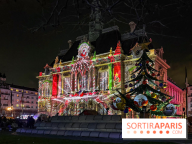 Noël 2025 à Levallois-Perret (92) : spectacle son & lumière gratuit sur l'Hôtel de Ville  - IMG 5425