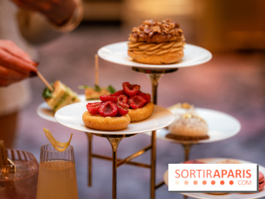 Le tea time Emily in Paris de l'Hôtel du Louvre - A7C04030