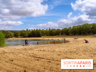 Île de loisirs du Val de Seine dans les Yvelines, plage, baignade et activités - photos