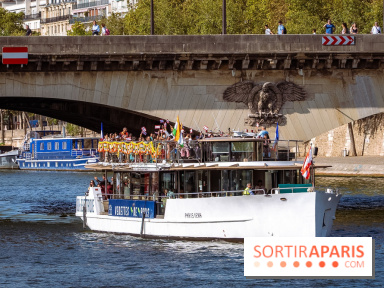 Défilé flottant sur la Seine : le Jal Yatra à Paris, les photos