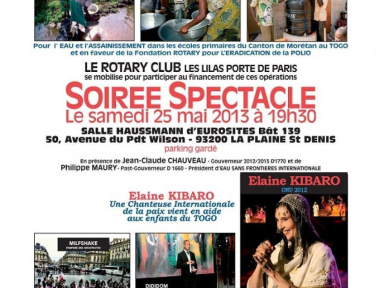 Soirée spectacle en faveur du Togo