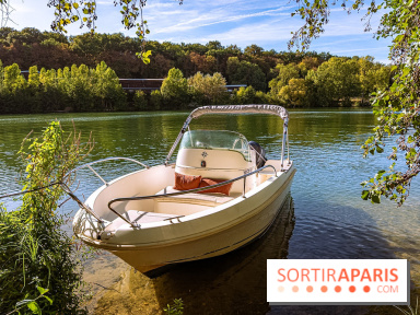 Balade en bateau au Port de Valvins-les-bains, Pays de Fontainebleau : la Seine et ses Affolantes