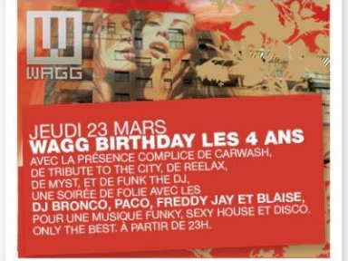Wagg Birthday les 4 ANS