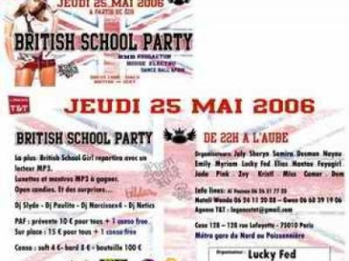british school party