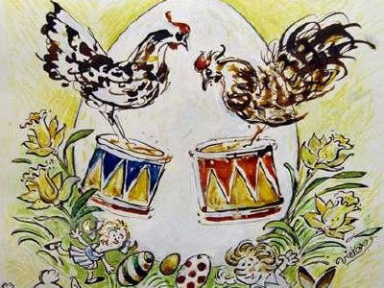 pâques au jardin, potager des princes