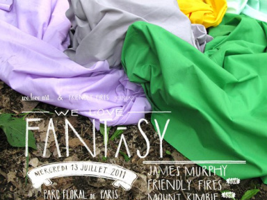 We Love Fantasy, We Love Art, James Murphy, Parc Floral 