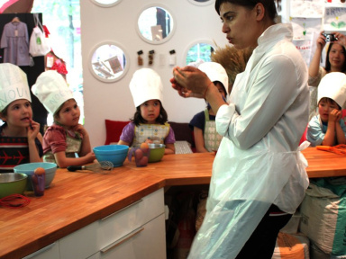un anniversaire pour enfant à paris, cake l'atelier