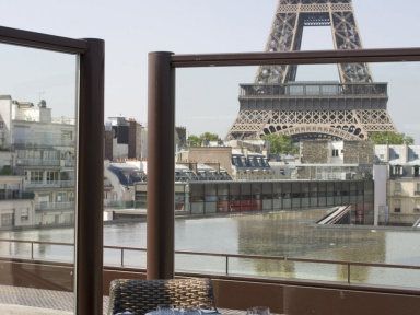 Terrasse, Restaurant, Les Ombres, Musée du Quai Branly, Tour Eiffel, Paris