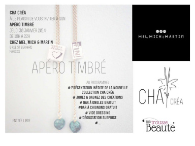 L'apéro timbré débarque à Paris le 30 janvier