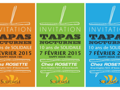 Soirée tapas Chez Rosette pour l'association Solidaile