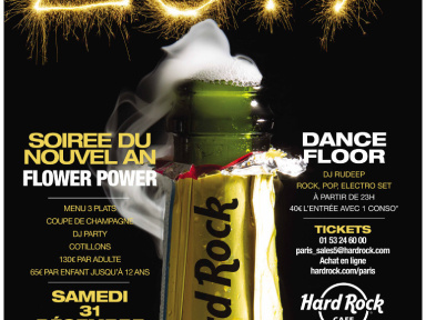 Réveillon du Nouvel An 2017 au Hard Rock Cafe Paris