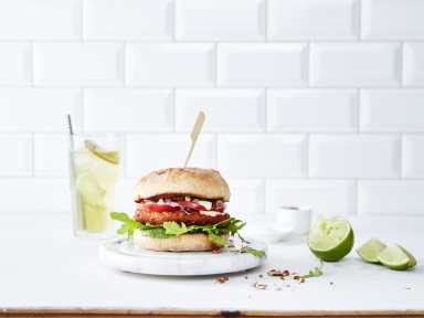 Le "Crazy Red Veggie" d'Ellis Gourmet Burger