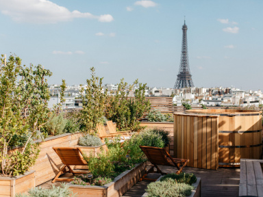C'est la campagne à Paris sur le toît du Brach !