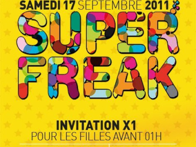 Superfreak Party, Bizz'Art Club, Soirée