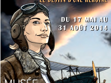 Amy Johnson au Musée de l'Air et de l'Espace