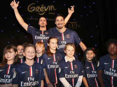 Zlatan Ibrahimovic au Musée Grévin