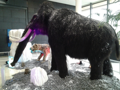 Les animaux de l'ère de glace à Vélizy 2
