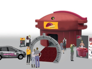 Un Micro Minute™ Tupperware géant à la Défense