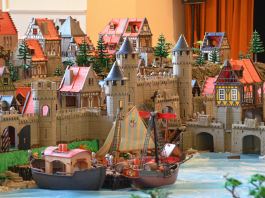 Journées du Patrimoine 2017, une reconstitution de Pontoise en Playmobil