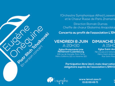 Eugène Onéguine en version concert, au profit de l'association L'ENVOL