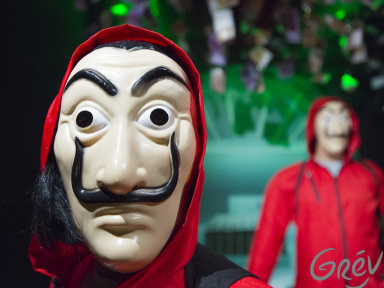 Casa de Papel s'invite à Grévin Paris