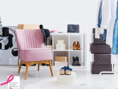 Octobre rose 2018 : Vide-dressing solidaire pour la lutte contre le cancer du sein