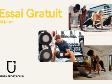 Quel est votre sport idéal ? Urban Sport Club vous offre 2 semaines pour le découvrir