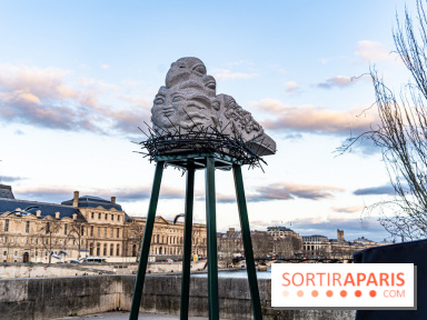 Insolite à Paris : quel est cette sculpture sur nid sur le pont du Carrousel ? 