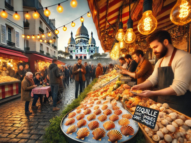 Fête de la coquille Saint-Jacques 2025 à Montmartre