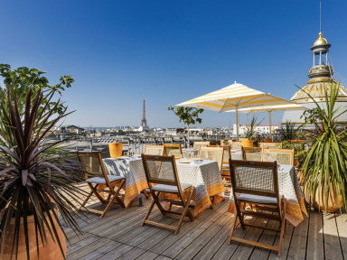 14 Juillet 2025 à Paris : diner et feu d'artifice au  Printemps Haussmann