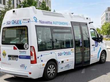 Yvelines : la première navette autonome gratuite, testée en Ile-de-France